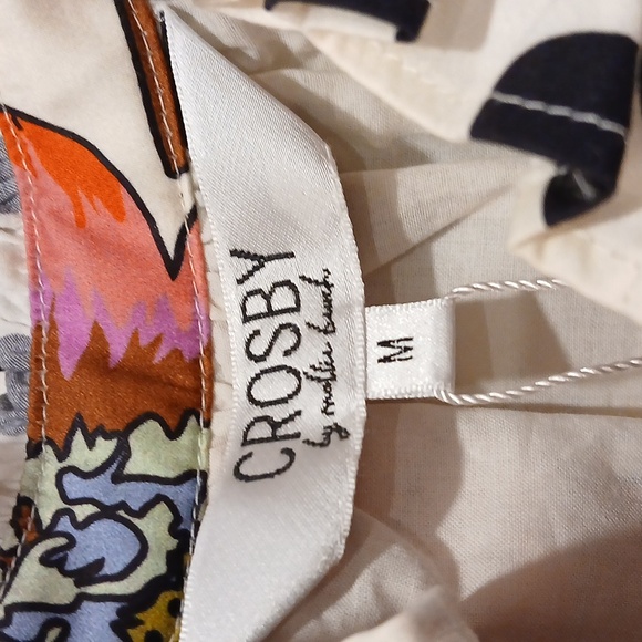 New Crosby By Mollie Burch Maisie Dress In Peony Polka Dot Size Medium - Picture 4 of 9